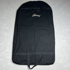 Authentic Brioni Garment Bag Black with White Stitched Logo 44" by 23"